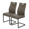 Loftscape Chaise cantilever Ellendale - Marron vintage - Lot de 2 -Chaises Soldes 1000309946 211117 17074300167 IMAGE P000000001000309946