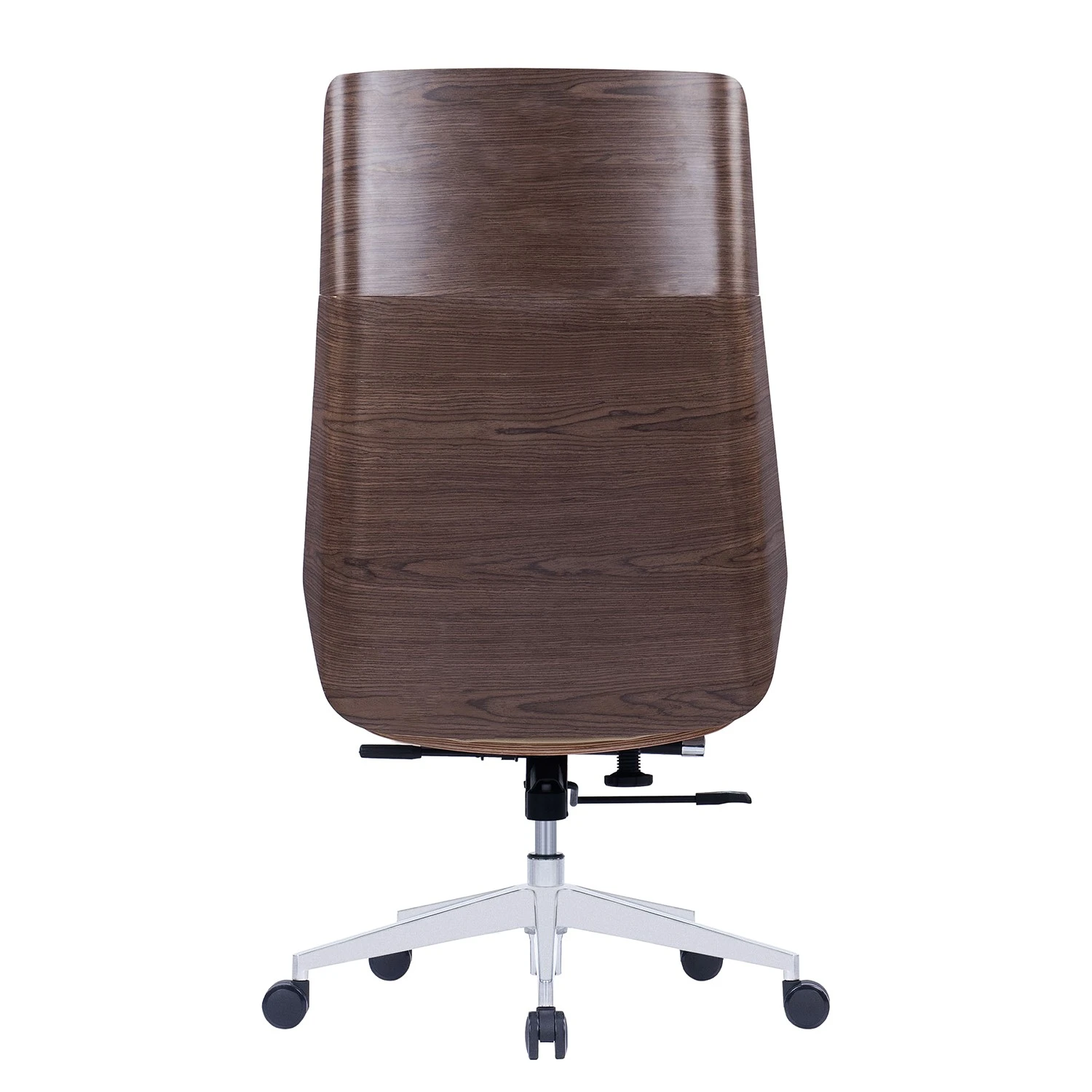 Fredriks Chaise de bureau Zuma - Cuir véritable / Plaqué noyer / Métal - Crème / Noyer / Aluminium 6 Fredriks Chaise de bureau Zuma - Cuir véritable / Plaqué noyer / Métal - Crème / Noyer / Aluminium – Image 4