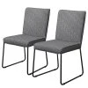 Now! by hülsta Chaises Hülsta now S23 (lot de 2) - Gris chiné -Chaises Soldes 1000311596 211125 15312800021 IMAGE P000000001000311596