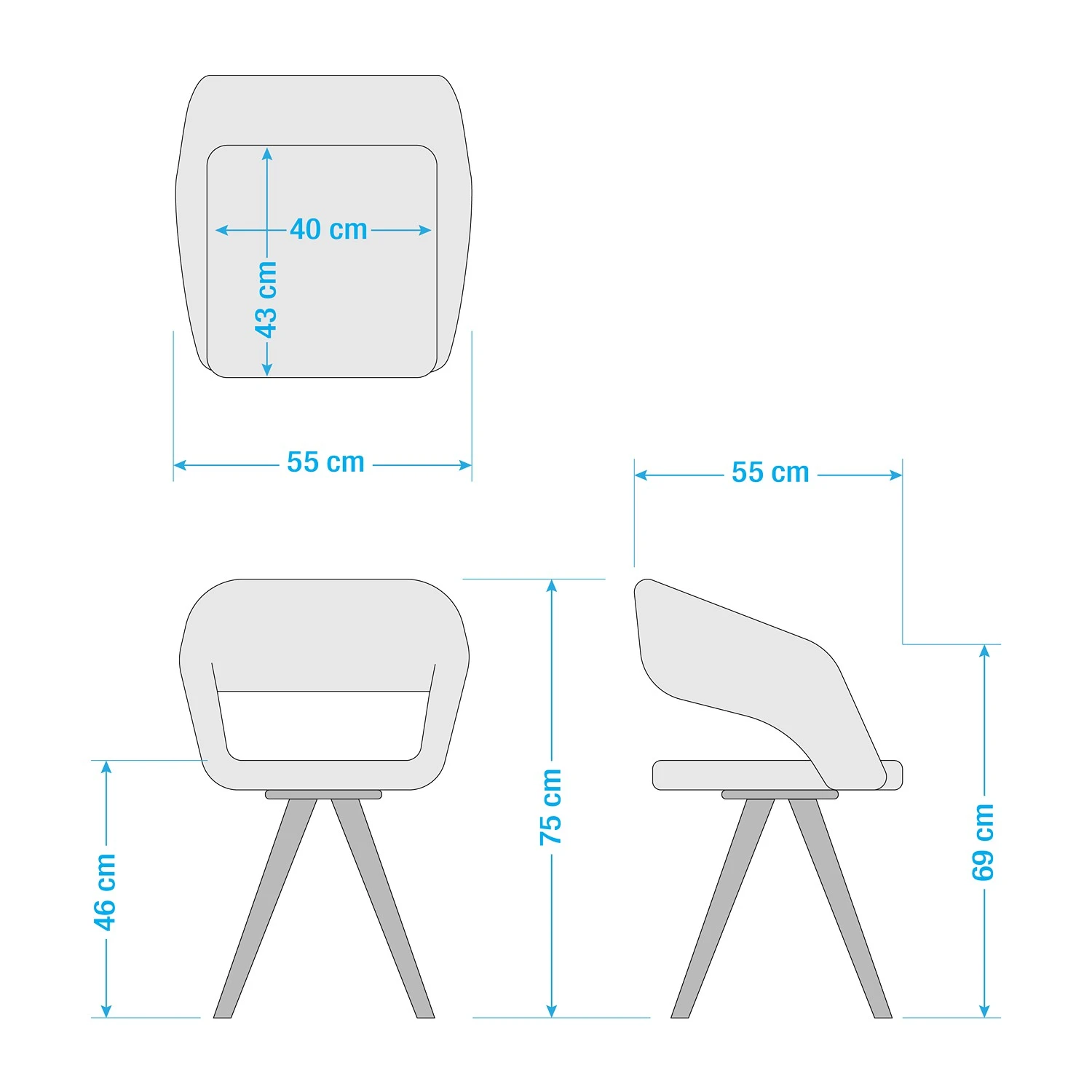 Mørteens Chaise à accoudoirs Buggio - Tissu / Hévéa massif - Tissu Cors: Granite - Lot de 2 18 Mørteens Chaise à accoudoirs Buggio - Tissu / Hévéa massif - Tissu Cors: Granite - Lot de 2 – Image 16