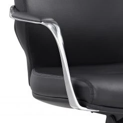Fredriks Chaise de bureau Lavaur - Imitation cuir / Aluminium - Noir / Argenté 13 Fredriks Chaise de bureau Lavaur - Imitation cuir / Aluminium - Noir / Argenté -Chaises Soldes 1000312403 211130 131604000045 DETAILS P000000001000312403