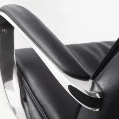 Fredriks Chaise de bureau Lazaro - Cuir véritable / Aluminium - noir / chrome 11 Fredriks Chaise de bureau Lazaro - Cuir véritable / Aluminium - noir / chrome -Chaises Soldes 1000312420 211130 13160500063 DETAILS P000000001000312420