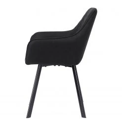 Loftscape Chaises à accoudoirs Lunden (lot de 2) - Anthracite -Chaises Soldes 1000312439 211207 12102000168 DETAILS P000000001000312439