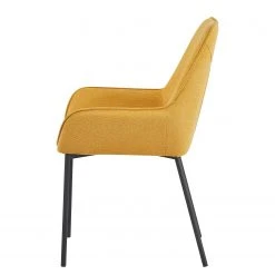 Loftscape Chaises à accoudoirs Modana (lot de 2) - Jaune moutarde -Chaises Soldes 1000312461 211207 12102700322 DETAILS P000000001000312461