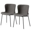 Loftscape Chaises capitonnées Jembrana (lot de 2) - Gris vieilli -Chaises Soldes 1000312469 211207 12102900346 IMAGE P000000001000312469