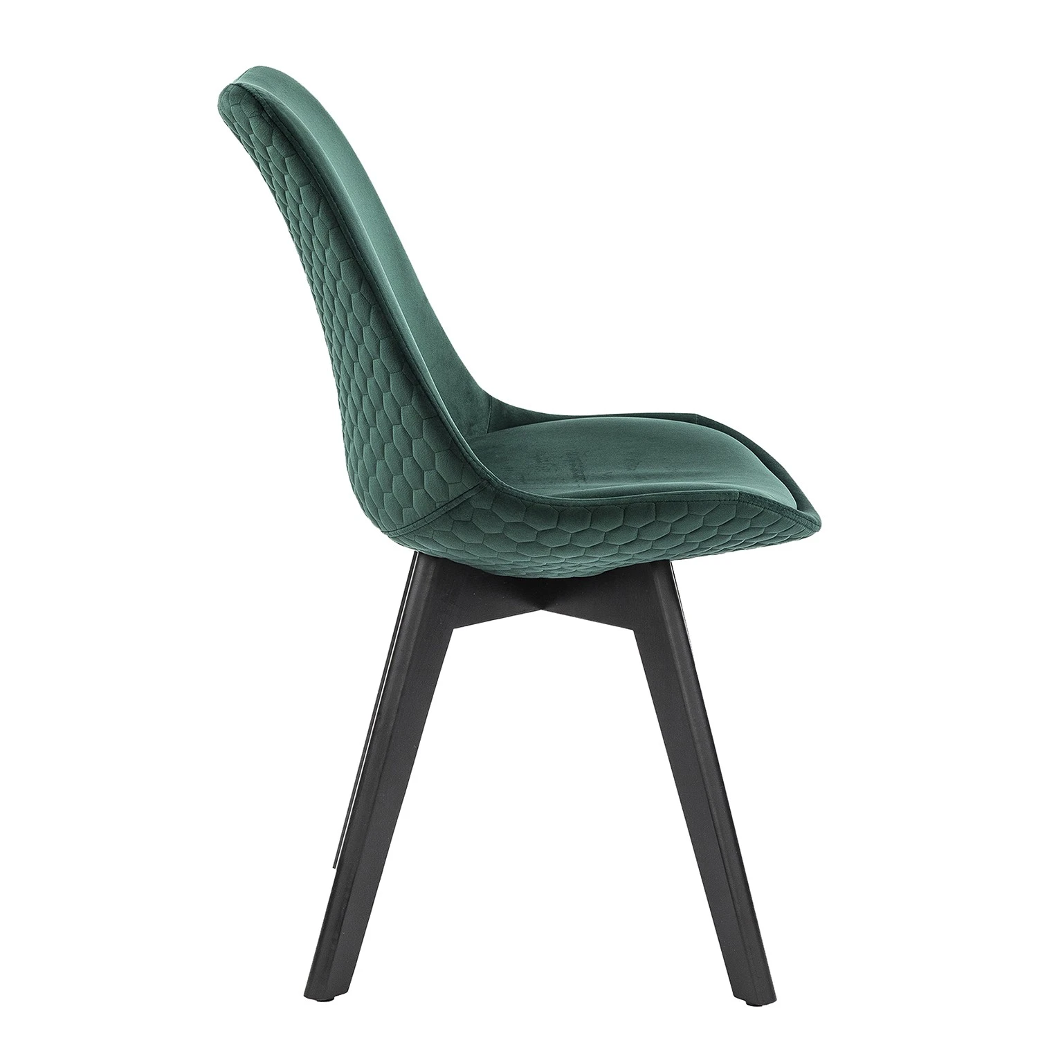 Loftscape Chaises capitonnées Melito II (lot de 2) - Vert sapin 5 Loftscape Chaises capitonnées Melito II (lot de 2) - Vert sapin – Image 3