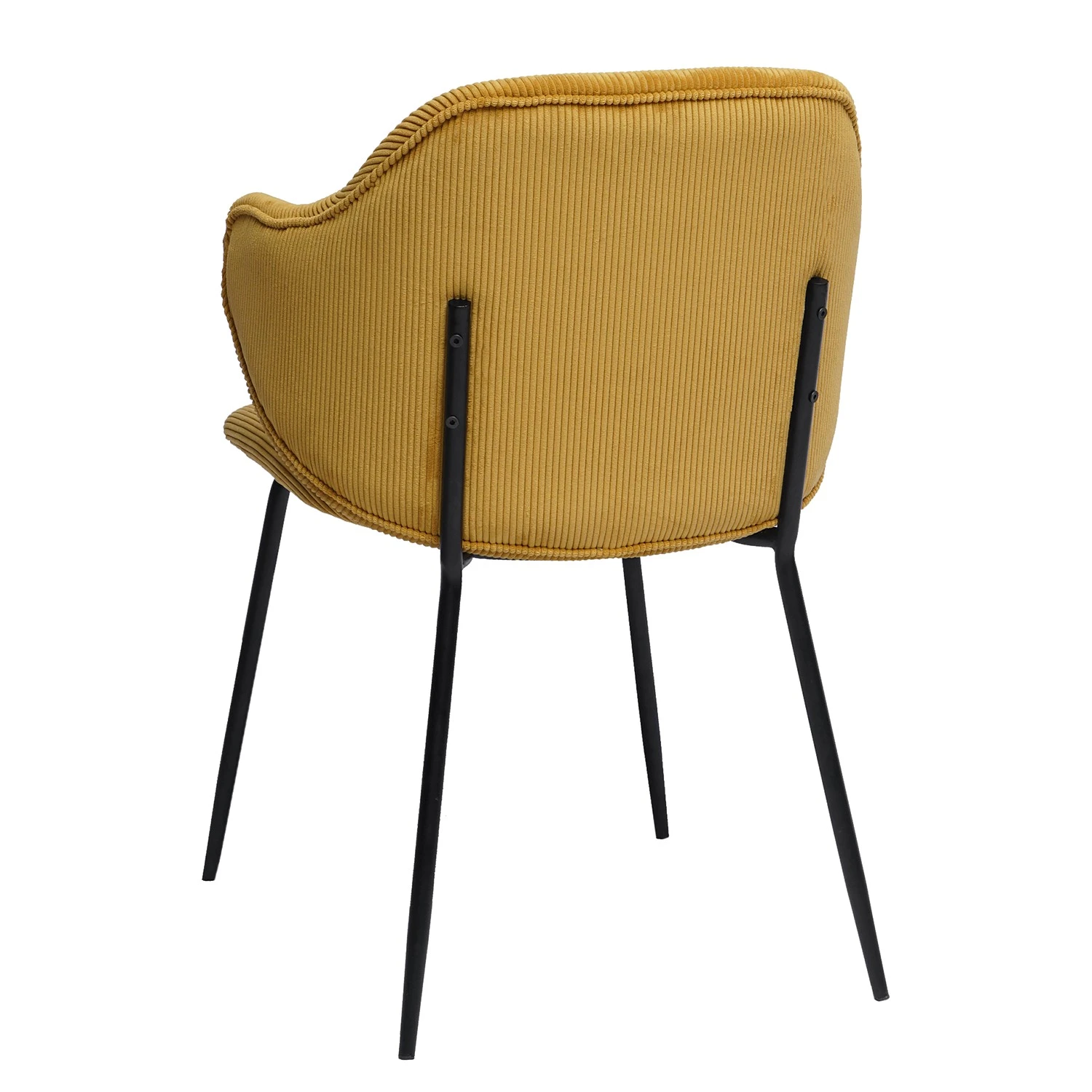 Loftscape Chaises à accoudoirs Tronde (lot de 2) - Jaune moutarde 6 Loftscape Chaises à accoudoirs Tronde (lot de 2) - Jaune moutarde – Image 4