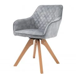 Loftscape Chaise à accoudoirs Sokone - Gris lumineux