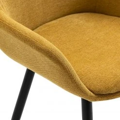 Loftscape Chaises à accoudoirs Mineros (lot de 2) - Jaune moutarde 17 Loftscape Chaises à accoudoirs Mineros (lot de 2) - Jaune moutarde -Chaises Soldes 1000312522 211207 12104500772 DETAILS P000000001000312522