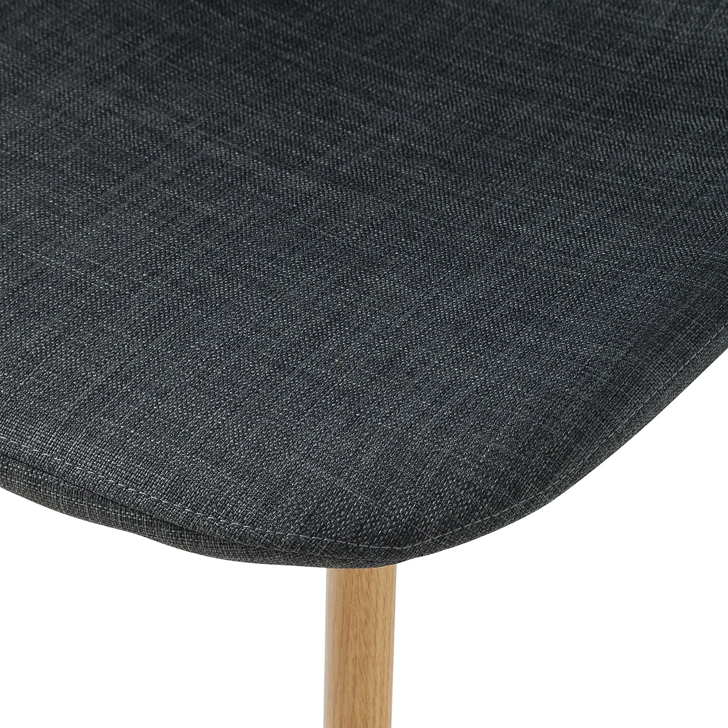 Mørteens Chaise capitonnée Iskmo II - Anthracite - Lot de 4 12 Mørteens Chaise capitonnée Iskmo II - Anthracite - Lot de 4 – Image 10