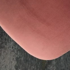 Jack & Alice Chaise Yoyce II - Velours / Métal - Doré - Velours Tiru: Saumon - Lot de 4 -Chaises Soldes 1000312631 211206 08175300084 DETAILS P000000001000312631