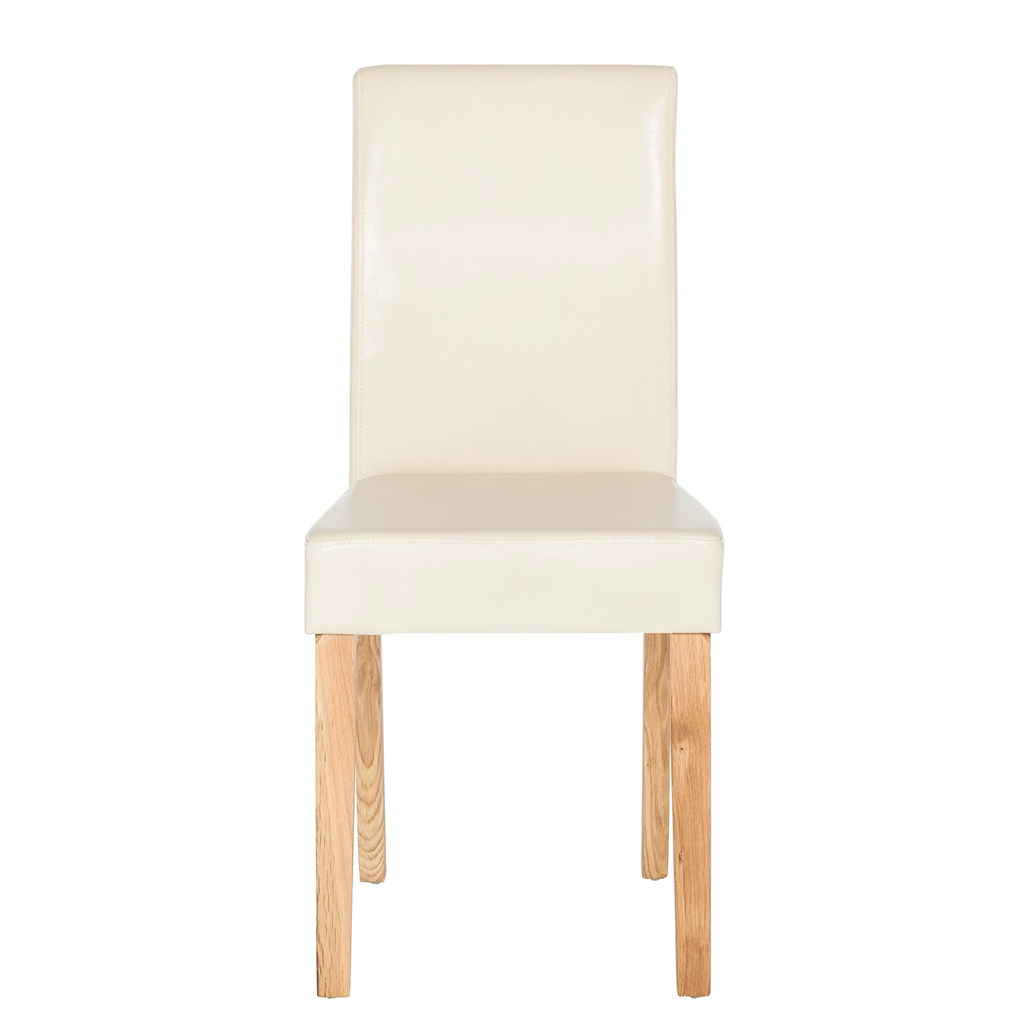 Ars Natura Chaise capitonnée Nella I - Beige - Lot de 4 6 Ars Natura Chaise capitonnée Nella I - Beige - Lot de 4 – Image 4