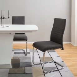 Mooved Chaise cantilever Claras - Gris - Lot de 4 -Chaises Soldes 1000313229 211209 14223100065 MOOD DETAILS P000000001000313229 mood