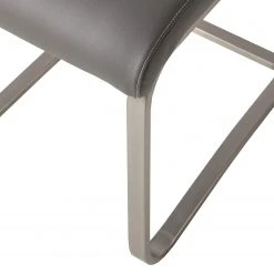Fredriks Chaise cantilever Lezuza - Cuir synthétique Leja: Gris - Lot de 4 26 Fredriks Chaise cantilever Lezuza - Cuir synthétique Leja: Gris - Lot de 4 -Chaises Soldes 1000313231 211209 142232000113 DETAILS P000000001000313231