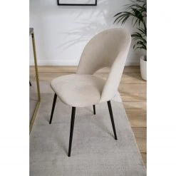 Jack & Alice Chaise capitonnée Salome - Crème - Lot de 2 -Chaises Soldes 1000313400 211208 12180600126 MOOD DETAILS P000000001000313400 mood