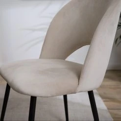 Jack & Alice Chaise capitonnée Salome - Crème - Lot de 2 -Chaises Soldes 1000313400 211208 12180700148 DETAILS P000000001000313400