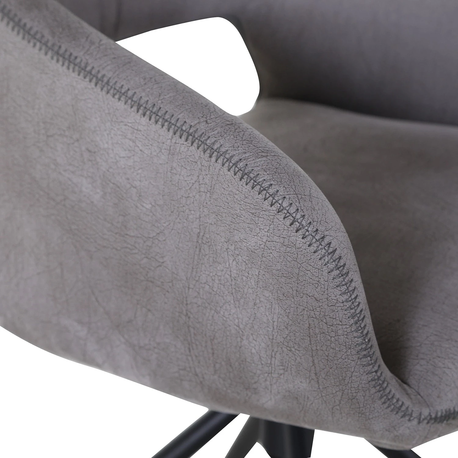 Loftscape Chaise à accoudoirs Seymor - Gris 6 Loftscape Chaise à accoudoirs Seymor - Gris – Image 4