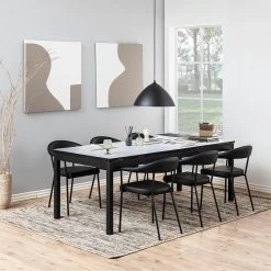 Loftscape Chaises à accoudoirs Otava (lot de 2) - Imitation cuir / Fer - Noir -Chaises Soldes 1000319537 220128 12565700021 MOOD DETAILS P000000001000319537 mood