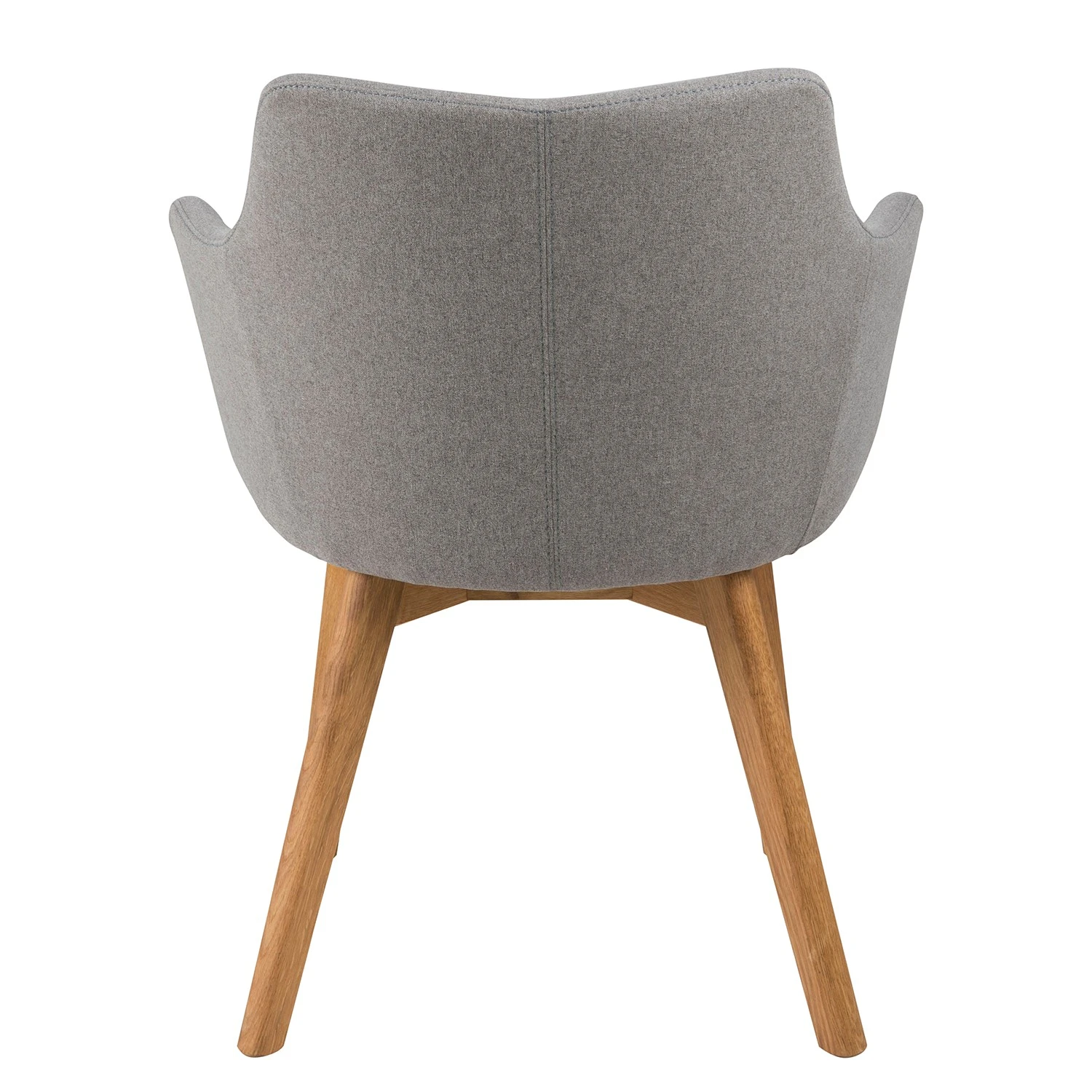 Loftscape Chaises à accoudoirs Kampen II (2) - Tissu / Chêne massif - Gris clair / Chêne 8 Loftscape Chaises à accoudoirs Kampen II (2) - Tissu / Chêne massif - Gris clair / Chêne – Image 6