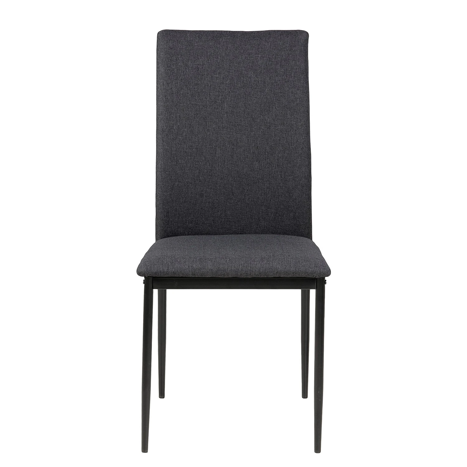 Loftscape Chaises capitonnées Domenica II (4) - Tissu / Fer - Gris / Noir 7 Loftscape Chaises capitonnées Domenica II (4) - Tissu / Fer - Gris / Noir – Image 5