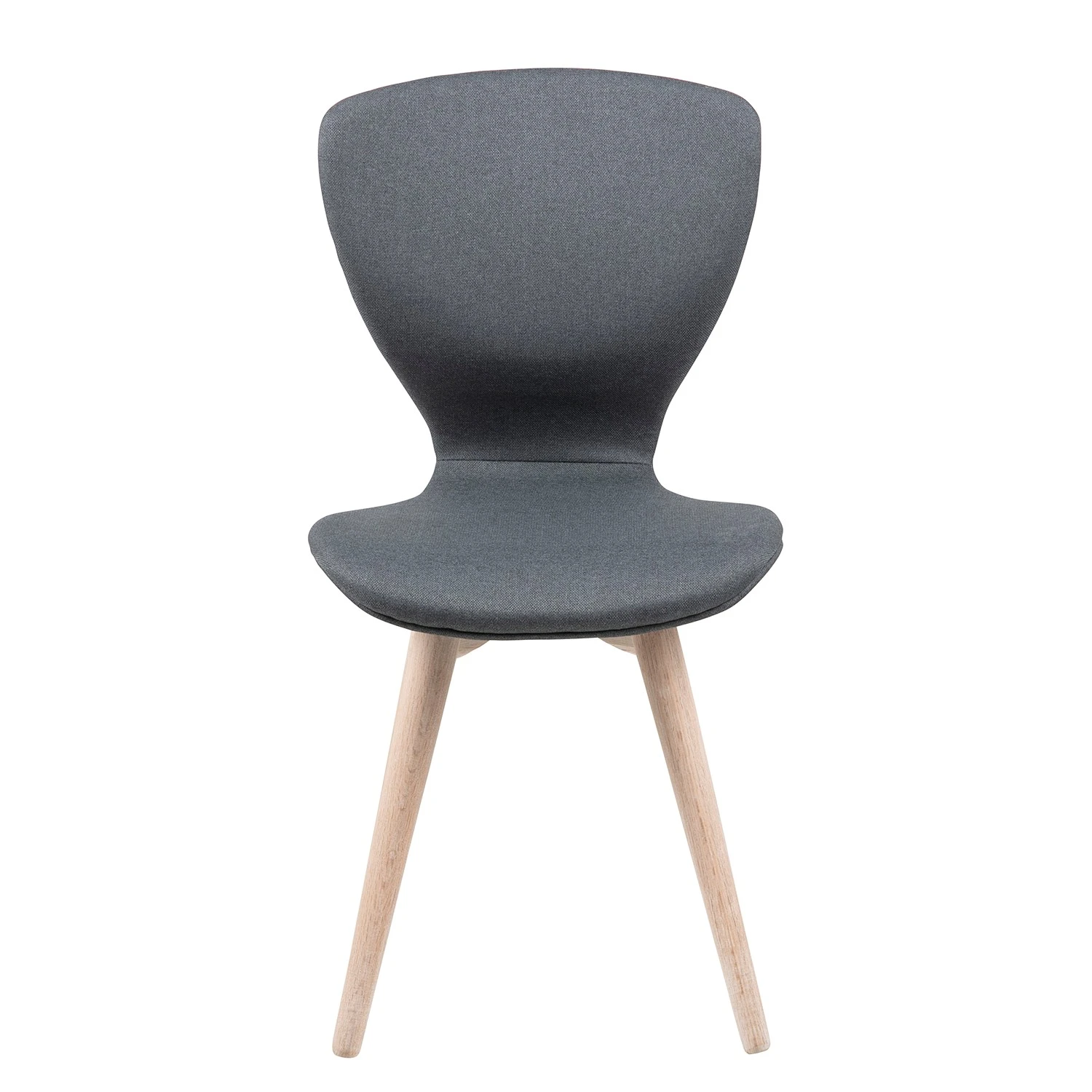 Loftscape Chaises capitonnées Monreale (lot de 2) - Tissu / Chêne massif - Gris / Chêne 6 Loftscape Chaises capitonnées Monreale (lot de 2) - Tissu / Chêne massif - Gris / Chêne – Image 4