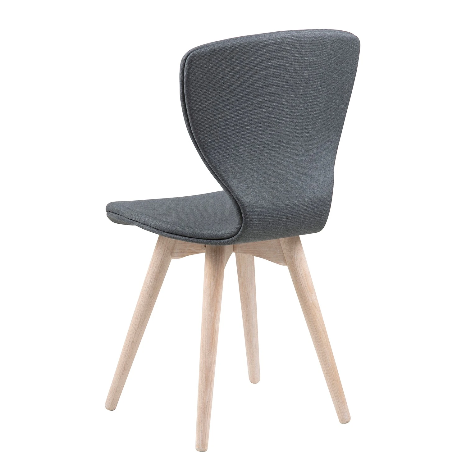 Loftscape Chaises capitonnées Monreale (lot de 2) - Tissu / Chêne massif - Gris / Chêne 8 Loftscape Chaises capitonnées Monreale (lot de 2) - Tissu / Chêne massif - Gris / Chêne – Image 6