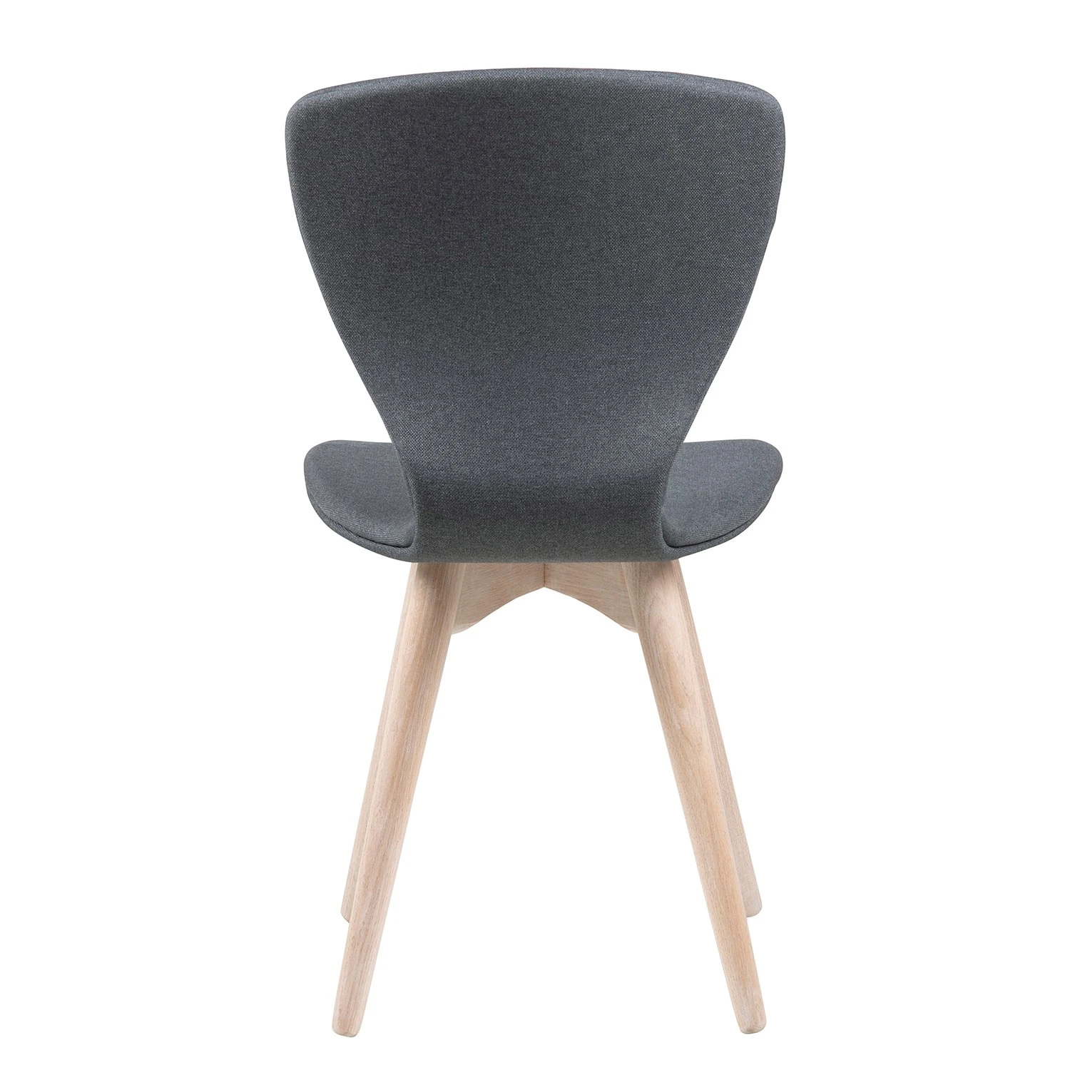 Loftscape Chaises capitonnées Monreale (lot de 2) - Tissu / Chêne massif - Gris / Chêne 9 Loftscape Chaises capitonnées Monreale (lot de 2) - Tissu / Chêne massif - Gris / Chêne – Image 7