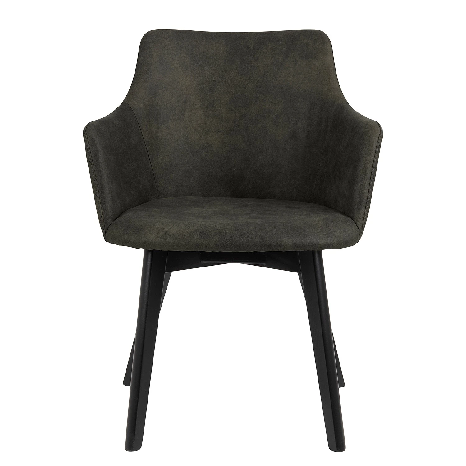 Loftscape Chaises à accoudoirs Kampen I (lot de 2) - Vert olive foncé 5 Loftscape Chaises à accoudoirs Kampen I (lot de 2) - Vert olive foncé – Image 3