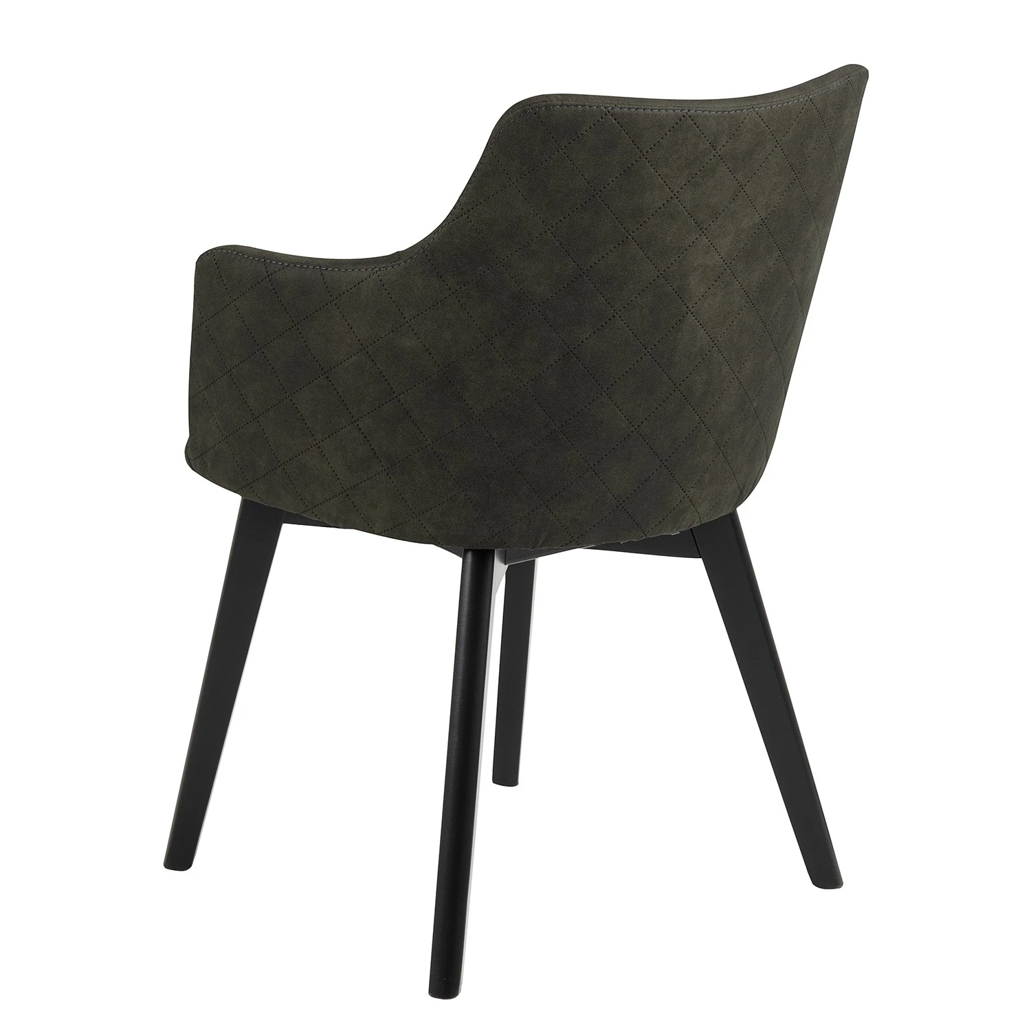 Loftscape Chaises à accoudoirs Kampen I (lot de 2) - Vert olive foncé 7 Loftscape Chaises à accoudoirs Kampen I (lot de 2) - Vert olive foncé – Image 5