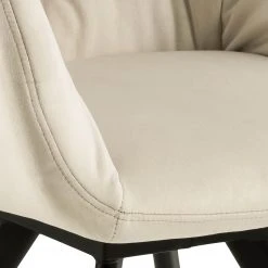 Loftscape Chaise à accoudoirs Roseburg - Blanc ivoire -Chaises Soldes 1000319601 220128 1257110070 DETAILS P000000001000319601