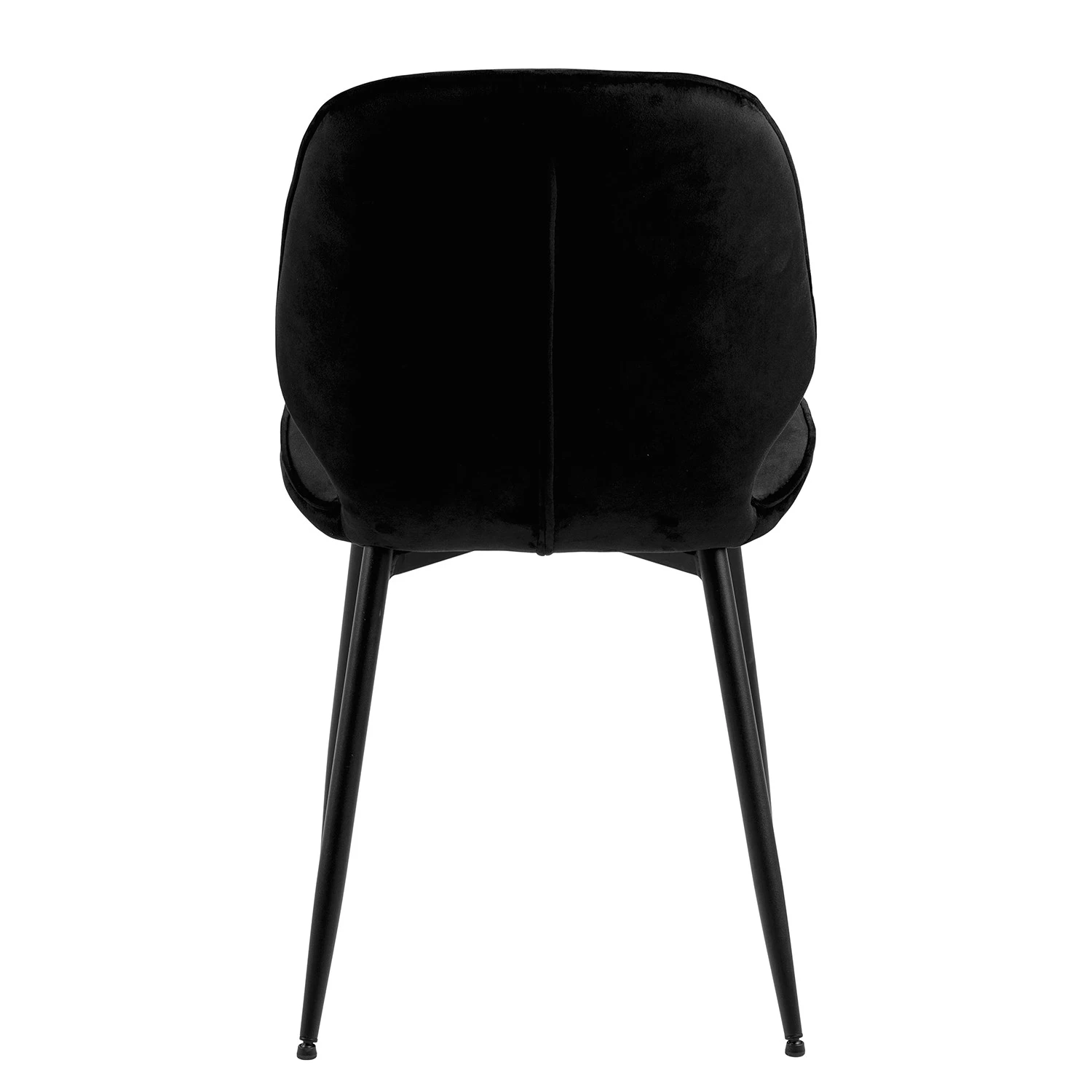 Loftscape Chaises capitonnées Kerang II (lot de 2) - Velours / Fer - Noir 9 Loftscape Chaises capitonnées Kerang II (lot de 2) - Velours / Fer - Noir – Image 7