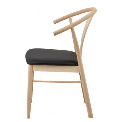 Loftscape Chaises Porras I (lot de 2) - Noir / Imitation chêne clair -Chaises Soldes 1000319611 220128 1257150040 DETAILS P000000001000319611