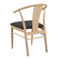 Loftscape Chaises Porras I (lot de 2) - Noir / Imitation chêne clair -Chaises Soldes 1000319611 220128 1257150050 DETAILS P000000001000319611