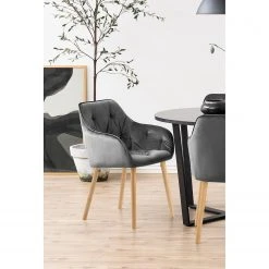 Loftscape Chaises à accoudoirs Magrin II (2) - Gris -Chaises Soldes 1000319614 220128 1257160021 MOOD DETAILS P000000001000319614 mood