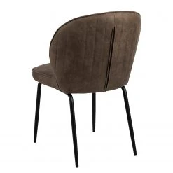 Loftscape Chaises capitonnées Koppal I (lot de 2) - Marron foncé vintage -Chaises Soldes 1000319626 220128 1257220050 DETAILS P000000001000319626