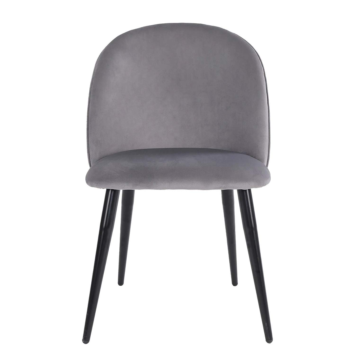 Chaises capitonnées Ruxby (lot de 2) - Gris 4 Chaises capitonnées Ruxby (lot de 2) - Gris – Image 2