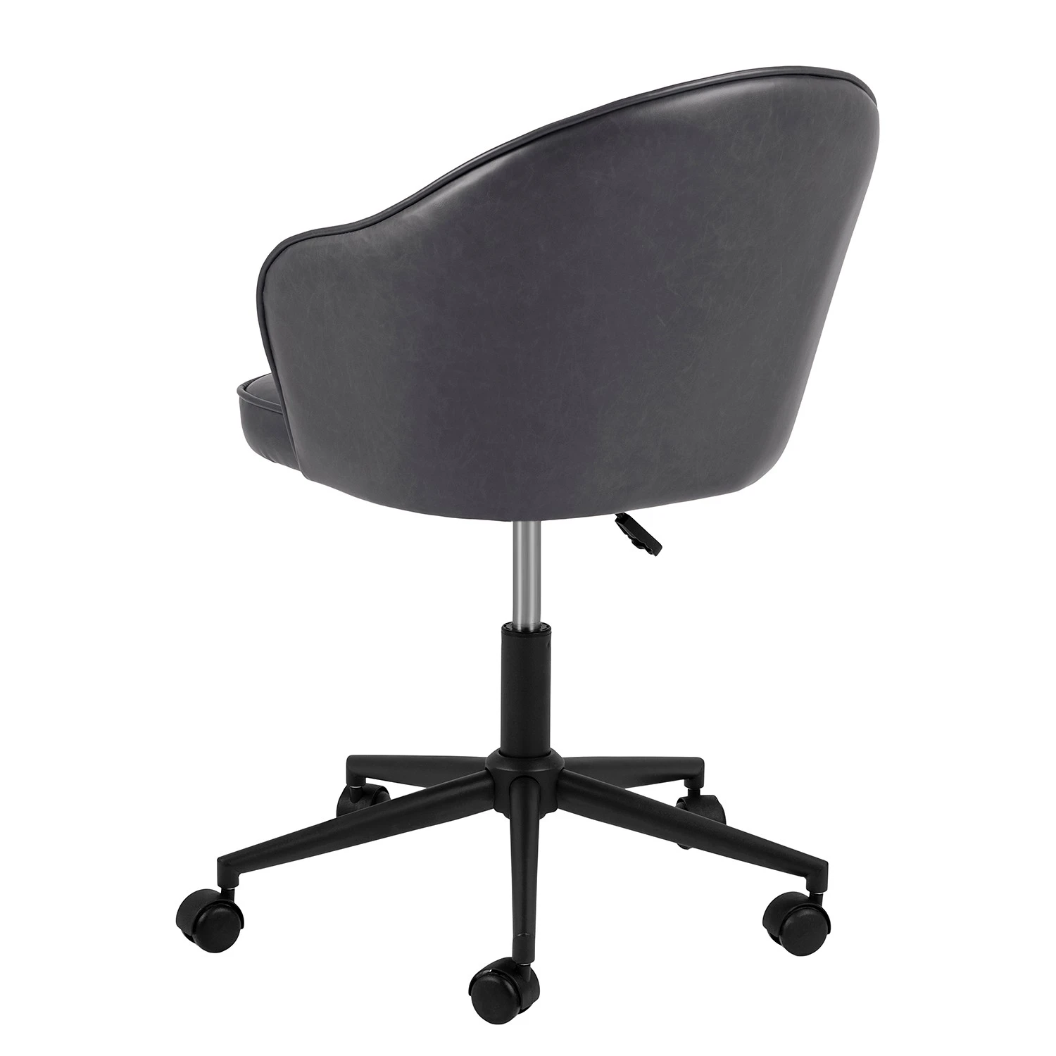 Red Living Chaise de bureau Moray - Imitation cuir / Fer - Anthracite / Noir 8 Red Living Chaise de bureau Moray - Imitation cuir / Fer - Anthracite / Noir – Image 6