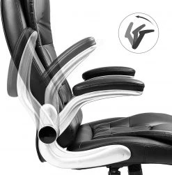 Loftscape Fauteuil de bureau Modan XXL - Imitation cuir / Nylon - Noir / Argenté -Chaises Soldes 1000330260 220204 1334440050 DETAILS P000000001000330260