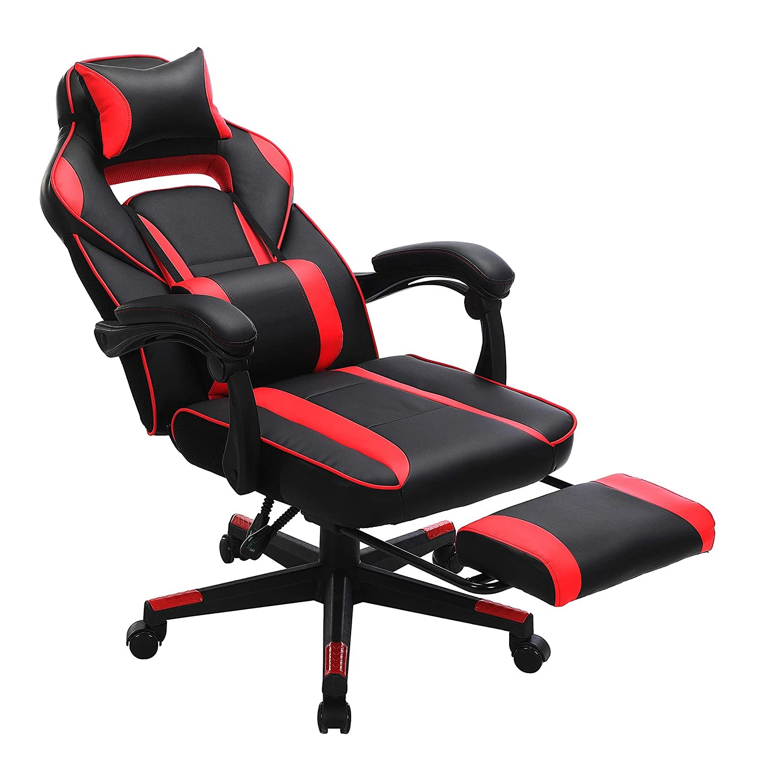 Loftscape Chaise gamer Moco XXL - Noir / Rouge 5 Loftscape Chaise gamer Moco XXL - Noir / Rouge – Image 3