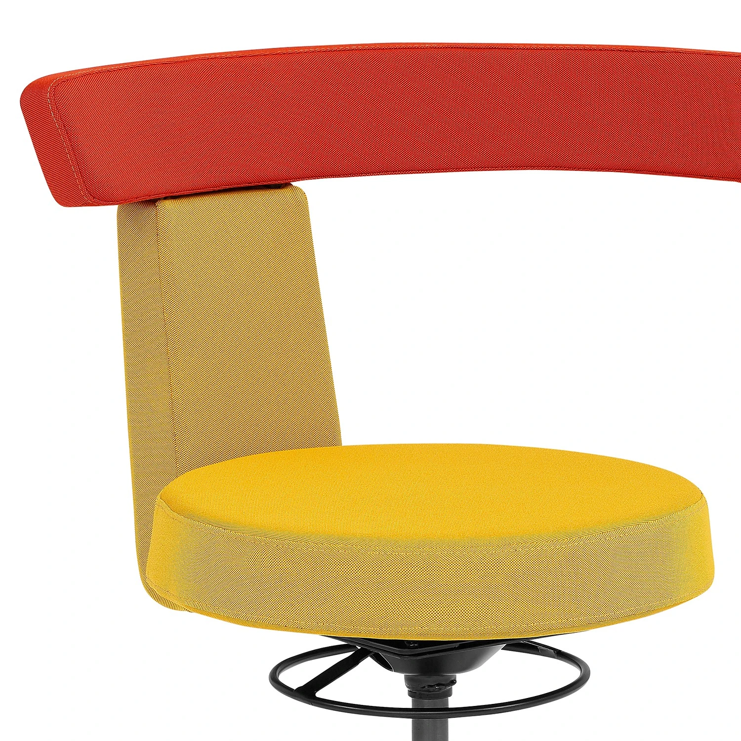Mayer Sitzmöbel Tabouret pivotant myMOON - Jaune / Orange 4 Mayer Sitzmöbel Tabouret pivotant myMOON - Jaune / Orange – Image 2