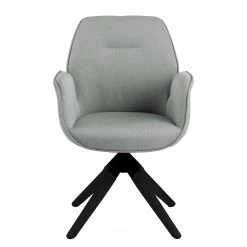 Norrwood Chaise à accoudoirs Ternant - Gris lumineux - Hévéa noir -Chaises Soldes 1000339096 220401 030 DETAILS P000000001000339096