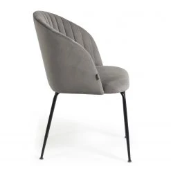 Loftscape Chaises Lumi III (lot de 2) - Velours / Acier - Gris / Noir 11 Loftscape Chaises Lumi III (lot de 2) - Velours / Acier - Gris / Noir -Chaises Soldes 1000340198 220414 030 DETAILS P000000001000340198