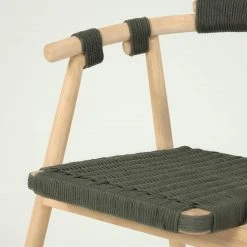 Loftscape Chaises à accoudoirs Puras (lot de 2) - Vert olive foncé -Chaises Soldes 1000340202 220414 040 DETAILS P000000001000340202