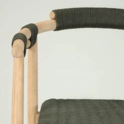 Loftscape Chaises à accoudoirs Puras (lot de 2) - Vert olive foncé -Chaises Soldes 1000340202 220414 045 DETAILS P000000001000340202