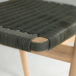 Loftscape Chaises à accoudoirs Puras (lot de 2) - Vert olive foncé -Chaises Soldes 1000340202 220414 055 DETAILS P000000001000340202