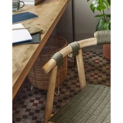 Loftscape Chaises à accoudoirs Puras (lot de 2) - Vert olive foncé -Chaises Soldes 1000340202 220414 065 DETAILS P000000001000340202