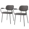 Loftscape Chaises à accoudoirs Sean I (lot de 2) - Taupe -Chaises Soldes 1000340207 220414 010 IMAGE P000000001000340207