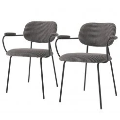 Loftscape Chaises Ă accoudoirs Sean I (lot de 2) - Taupe