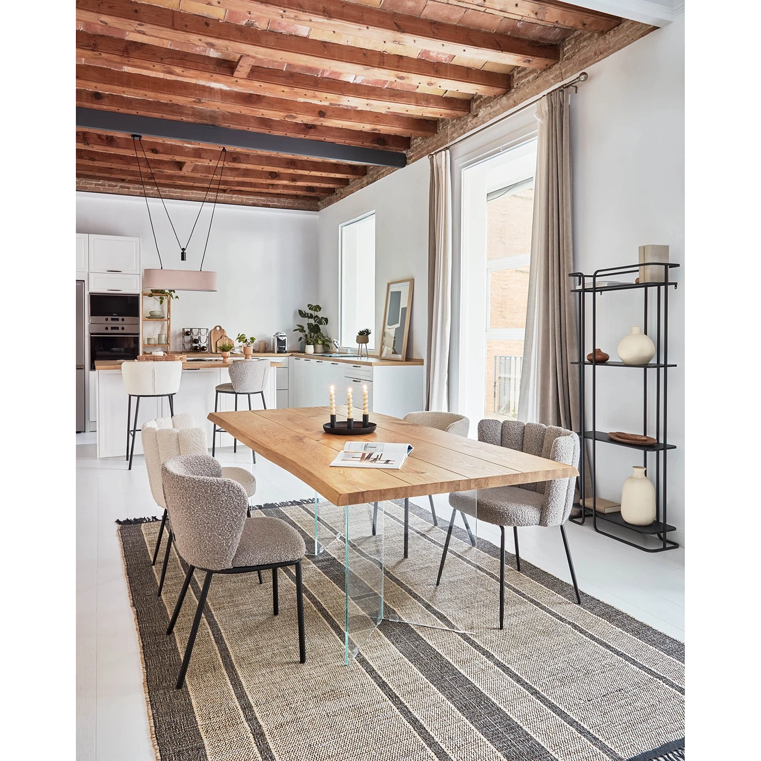 Loftscape Chaises capitonnées Crombie (2er-Set) - Sahara 5 Loftscape Chaises capitonnées Crombie (2er-Set) - Sahara – Image 3