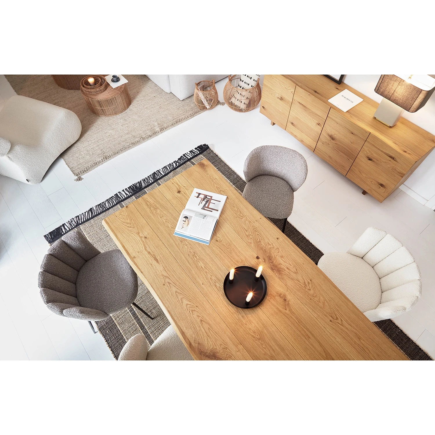 Loftscape Chaises capitonnées Crombie (2er-Set) - Sahara 6 Loftscape Chaises capitonnées Crombie (2er-Set) - Sahara – Image 4